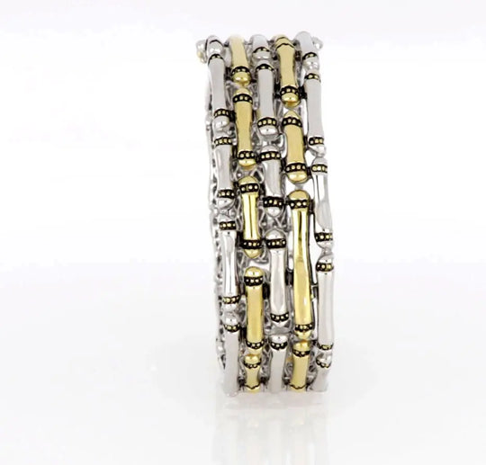 Canias Original Collection - Five-Row Hinged Bangle Bracelet John Medeiros Jewelry Collections