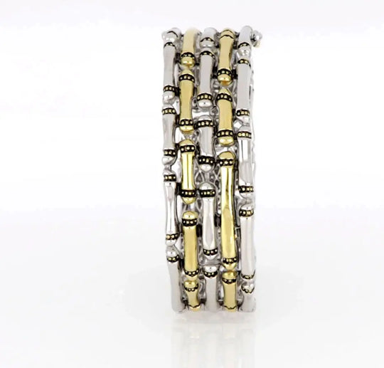 Canias Original Collection - Five-Row Hinged Bangle Bracelet John Medeiros Jewelry Collections