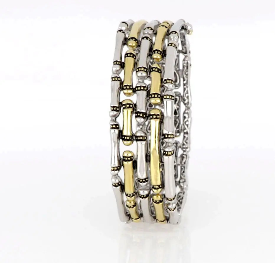 Canias Original Collection - Five-Row Hinged Bangle Bracelet John Medeiros Jewelry Collections