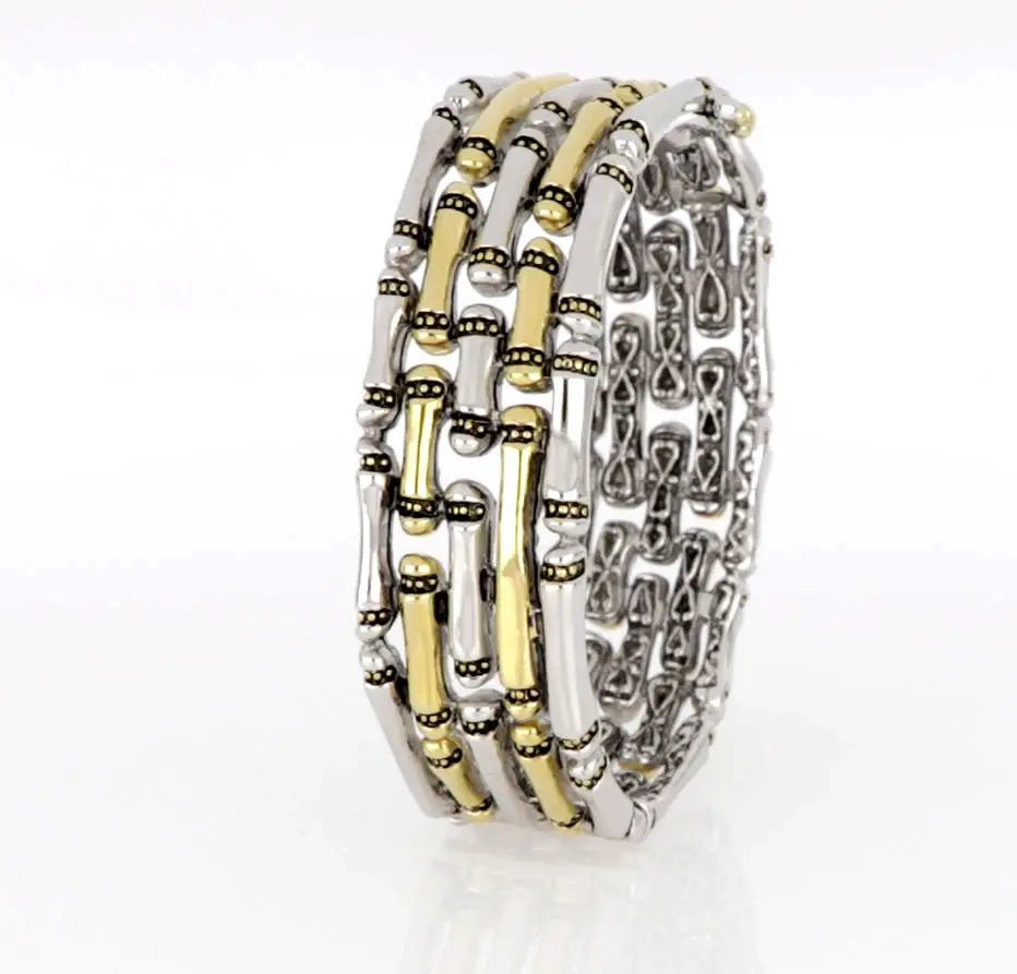 Canias Original Collection - Five-Row Hinged Bangle Bracelet John Medeiros Jewelry Collections