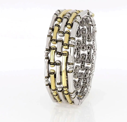 Canias Original Collection - Five-Row Hinged Bangle Bracelet John Medeiros Jewelry Collections