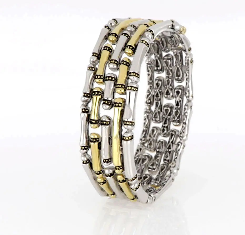 Canias Original Collection - Five-Row Hinged Bangle Bracelet John Medeiros Jewelry Collections