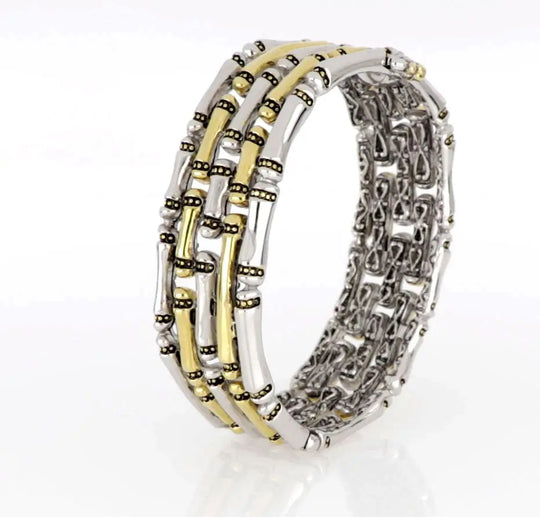 Canias Original Collection - Five-Row Hinged Bangle Bracelet John Medeiros Jewelry Collections