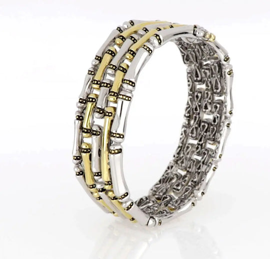 Canias Original Collection - Five-Row Hinged Bangle Bracelet John Medeiros Jewelry Collections