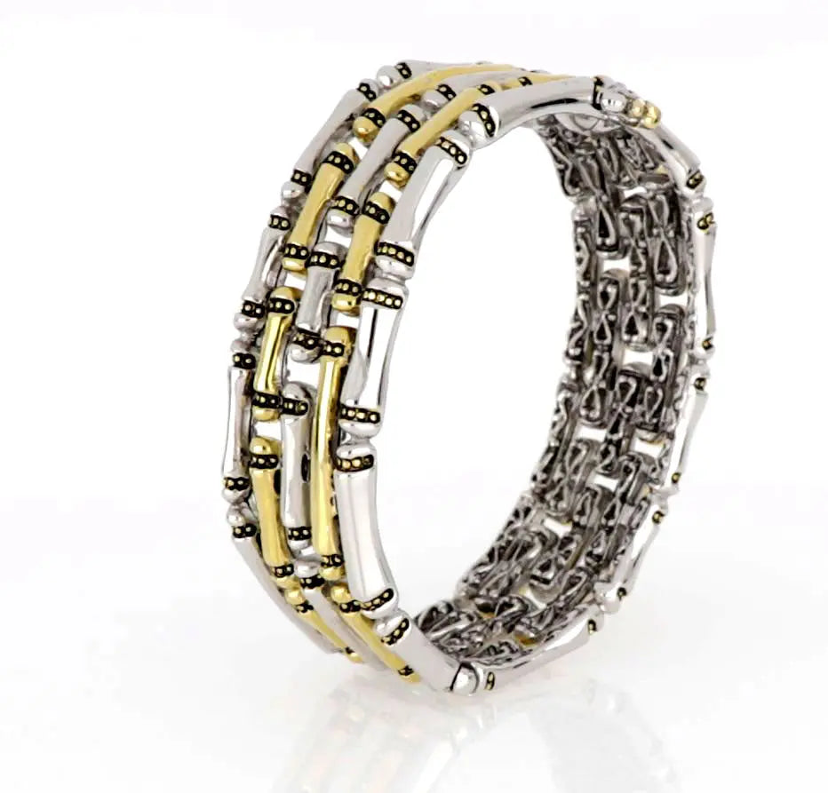 Canias Original Collection - Five-Row Hinged Bangle Bracelet John Medeiros Jewelry Collections