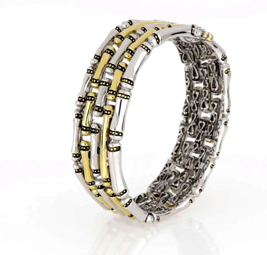 Canias Original Collection - Five-Row Hinged Bangle Bracelet John Medeiros Jewelry Collections