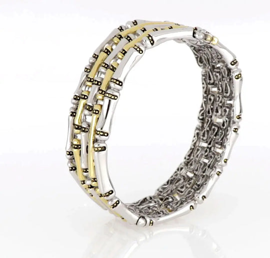 Canias Original Collection - Five-Row Hinged Bangle Bracelet John Medeiros Jewelry Collections