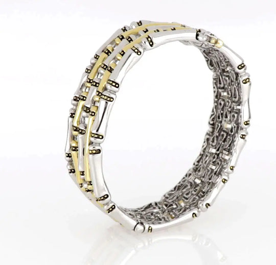 Canias Original Collection - Five-Row Hinged Bangle Bracelet John Medeiros Jewelry Collections