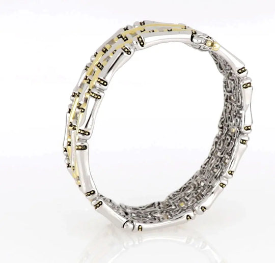Canias Original Collection - Five-Row Hinged Bangle Bracelet John Medeiros Jewelry Collections