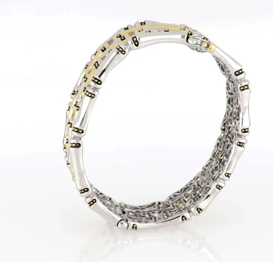 Canias Original Collection - Five-Row Hinged Bangle Bracelet John Medeiros Jewelry Collections