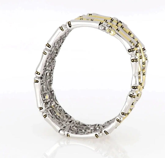 Canias Original Collection - Five-Row Hinged Bangle Bracelet John Medeiros Jewelry Collections