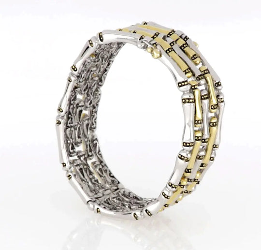 Canias Original Collection - Five-Row Hinged Bangle Bracelet John Medeiros Jewelry Collections