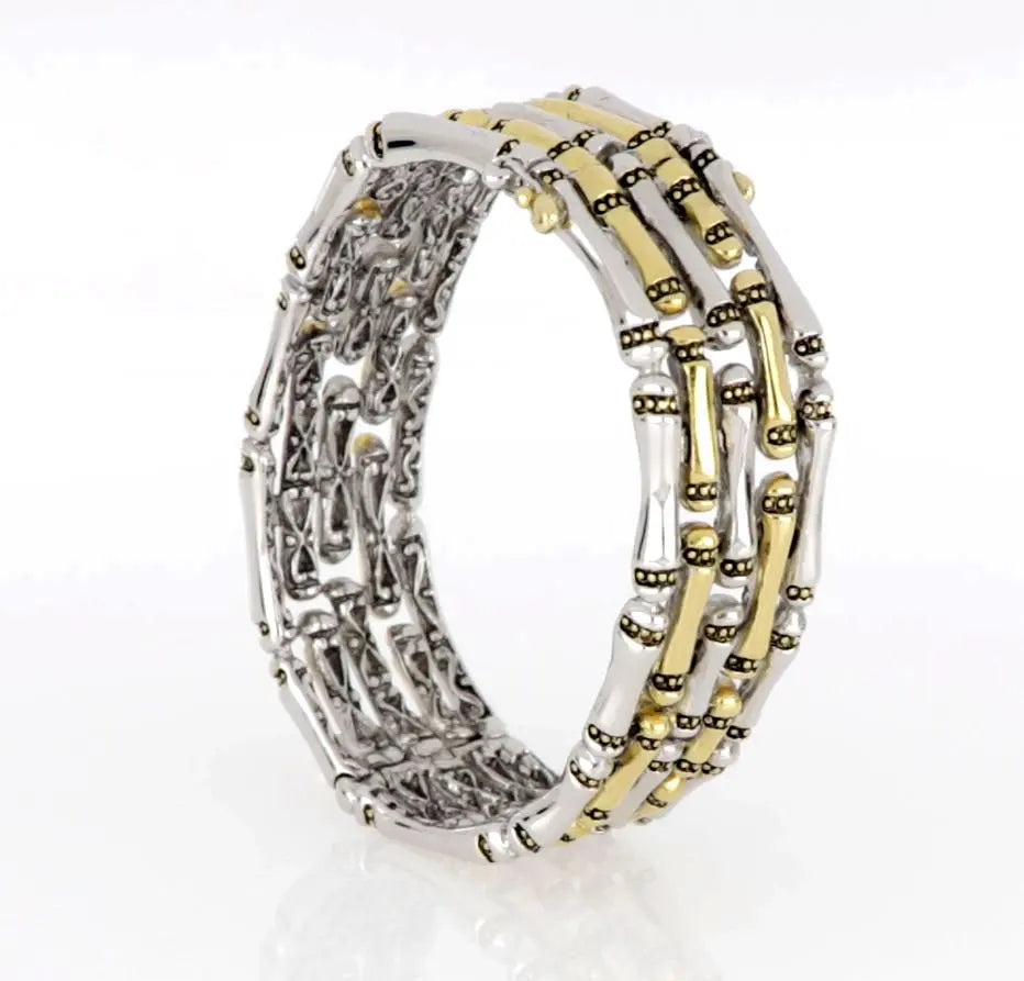 Canias Original Collection - Five-Row Hinged Bangle Bracelet John Medeiros Jewelry Collections