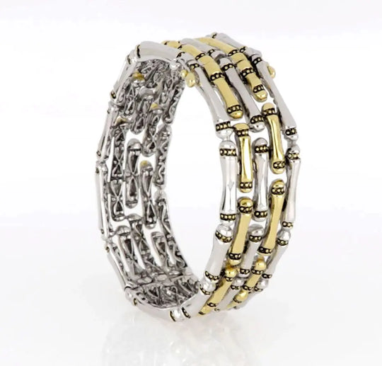 Canias Original Collection - Five-Row Hinged Bangle Bracelet John Medeiros Jewelry Collections