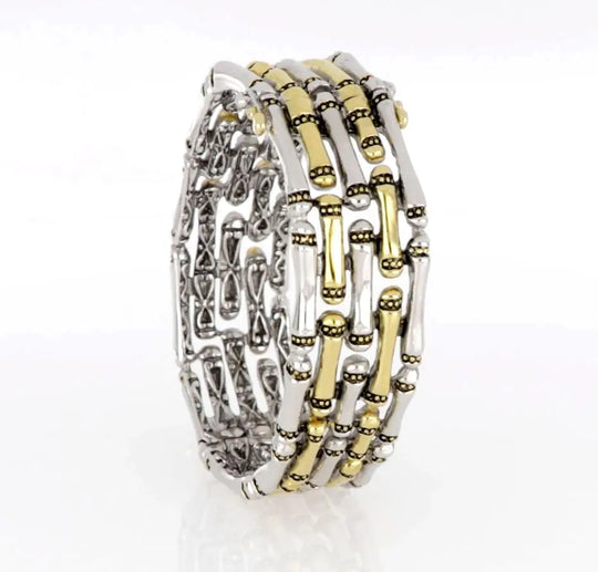 Canias Original Collection - Five-Row Hinged Bangle Bracelet John Medeiros Jewelry Collections