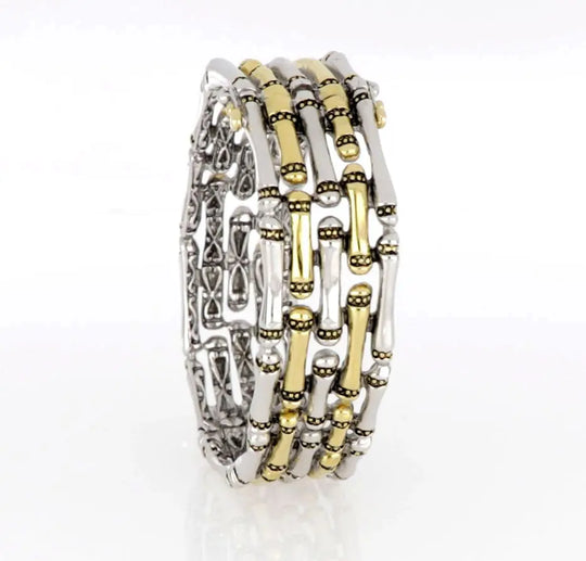 Canias Original Collection - Five-Row Hinged Bangle Bracelet John Medeiros Jewelry Collections