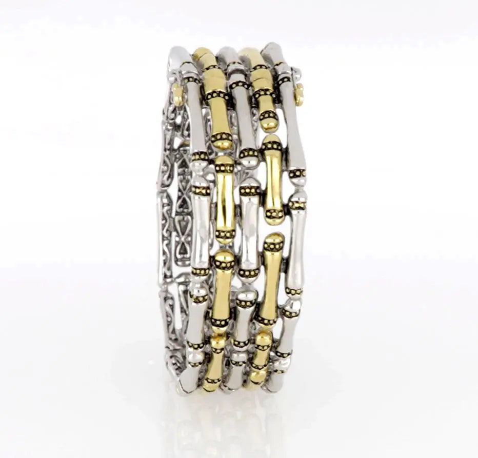 Canias Original Collection - Five-Row Hinged Bangle Bracelet John Medeiros Jewelry Collections