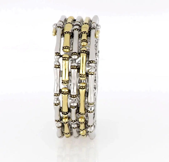 Canias Original Collection - Five-Row Hinged Bangle Bracelet John Medeiros Jewelry Collections