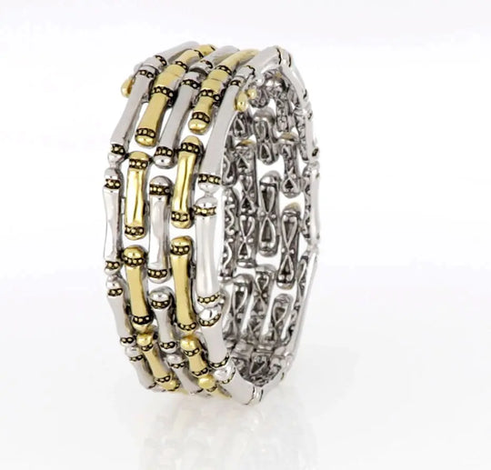 Canias Original Collection - Five-Row Hinged Bangle Bracelet John Medeiros Jewelry Collections
