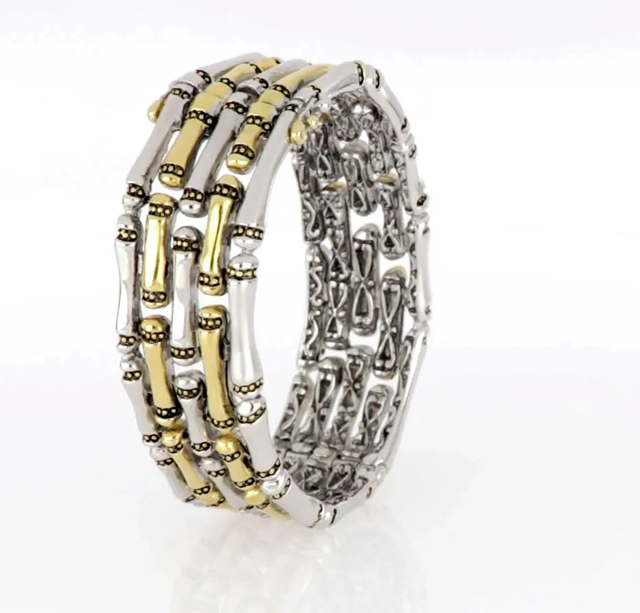 Canias Original Collection - Five-Row Hinged Bangle Bracelet John Medeiros Jewelry Collections