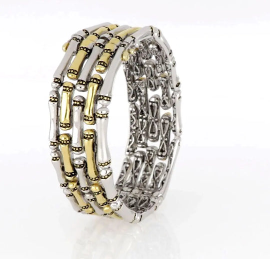 Canias Original Collection - Five-Row Hinged Bangle Bracelet John Medeiros Jewelry Collections