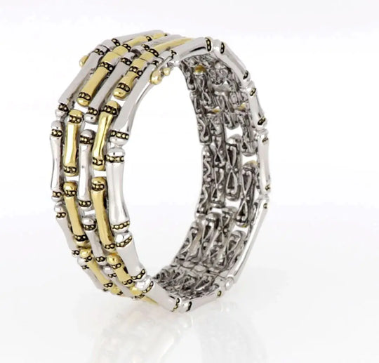 Canias Original Collection - Five-Row Hinged Bangle Bracelet John Medeiros Jewelry Collections