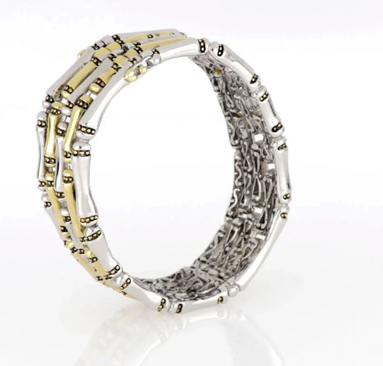 Canias Original Collection - Five-Row Hinged Bangle Bracelet John Medeiros Jewelry Collections