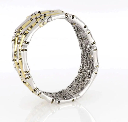 Canias Original Collection - Five-Row Hinged Bangle Bracelet John Medeiros Jewelry Collections