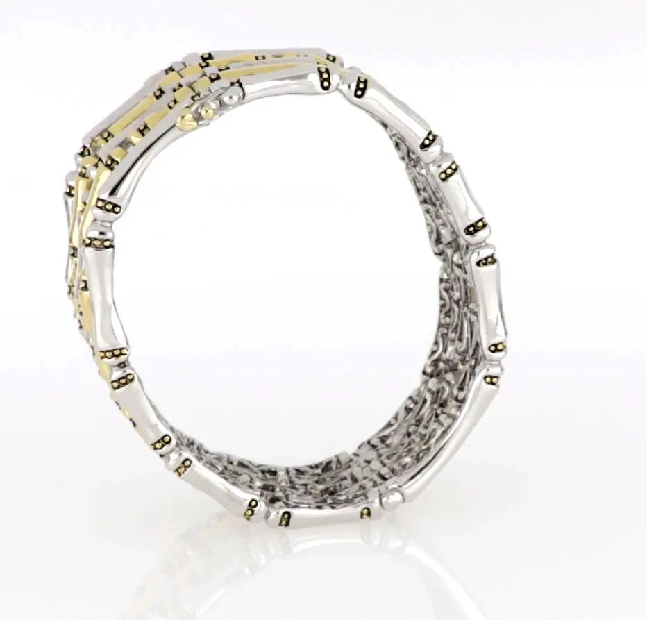 Canias Original Collection - Five-Row Hinged Bangle Bracelet John Medeiros Jewelry Collections