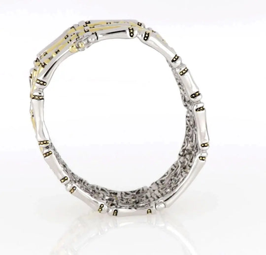 Canias Original Collection - Five-Row Hinged Bangle Bracelet John Medeiros Jewelry Collections