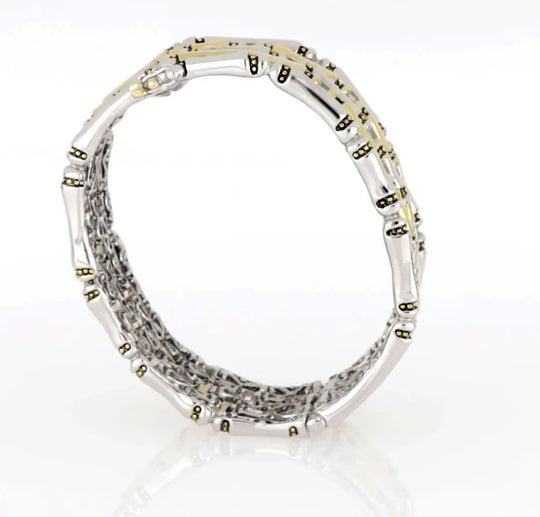 Canias Original Collection - Five-Row Hinged Bangle Bracelet John Medeiros Jewelry Collections