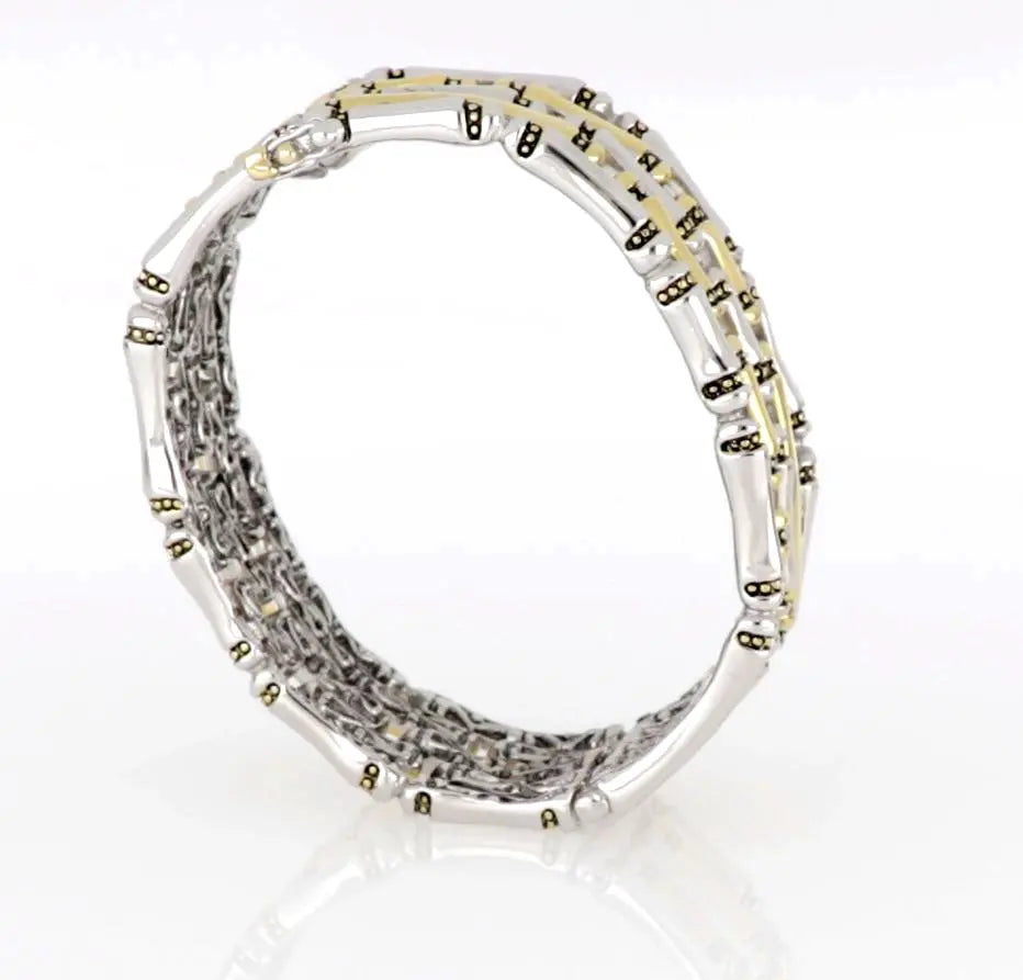 Canias Original Collection - Five-Row Hinged Bangle Bracelet John Medeiros Jewelry Collections