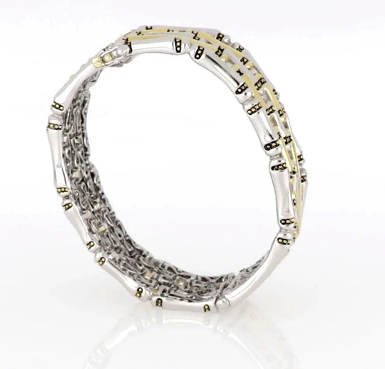 Canias Original Collection - Five-Row Hinged Bangle Bracelet John Medeiros Jewelry Collections
