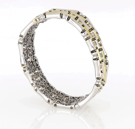 Canias Original Collection - Five-Row Hinged Bangle Bracelet John Medeiros Jewelry Collections
