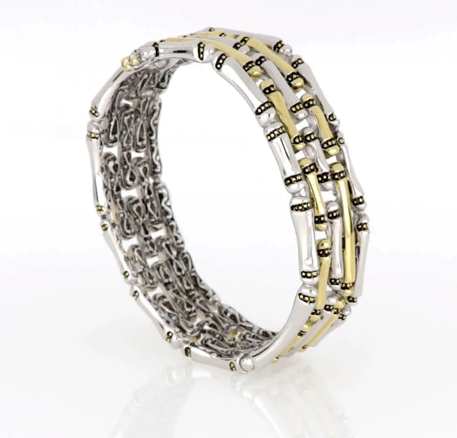 Canias Original Collection - Five-Row Hinged Bangle Bracelet John Medeiros Jewelry Collections