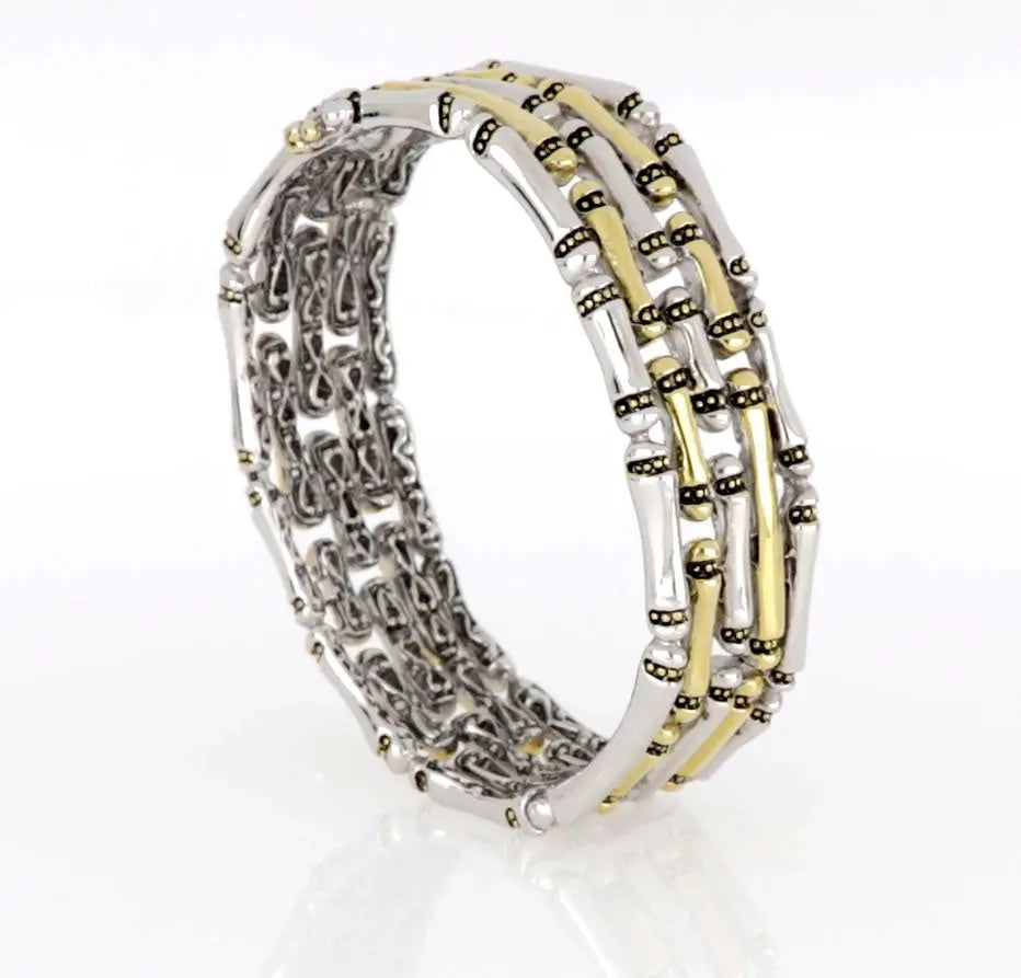 Canias Original Collection - Five-Row Hinged Bangle Bracelet John Medeiros Jewelry Collections