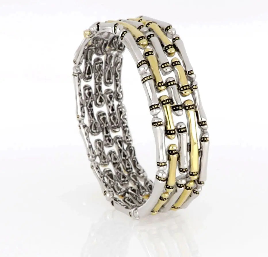 Canias Original Collection - Five-Row Hinged Bangle Bracelet John Medeiros Jewelry Collections