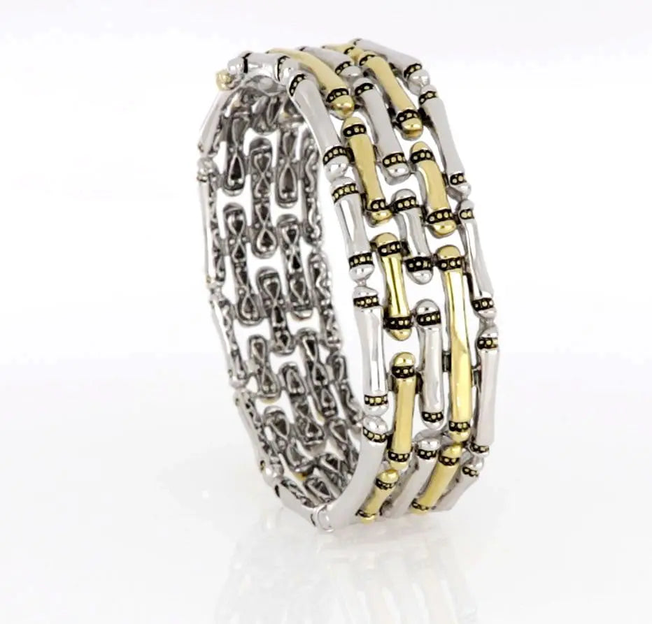 Canias Original Collection - Five-Row Hinged Bangle Bracelet John Medeiros Jewelry Collections