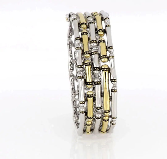 Canias Original Collection - Five-Row Hinged Bangle Bracelet John Medeiros Jewelry Collections