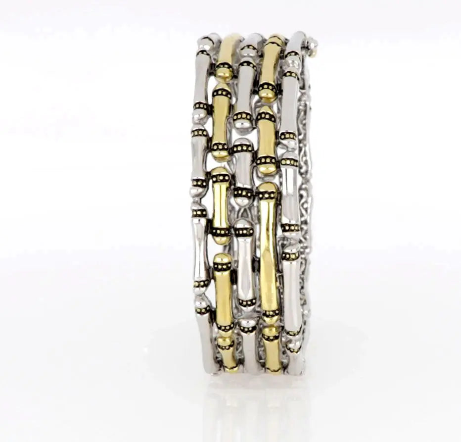 Canias Original Collection - Five-Row Hinged Bangle Bracelet John Medeiros Jewelry Collections
