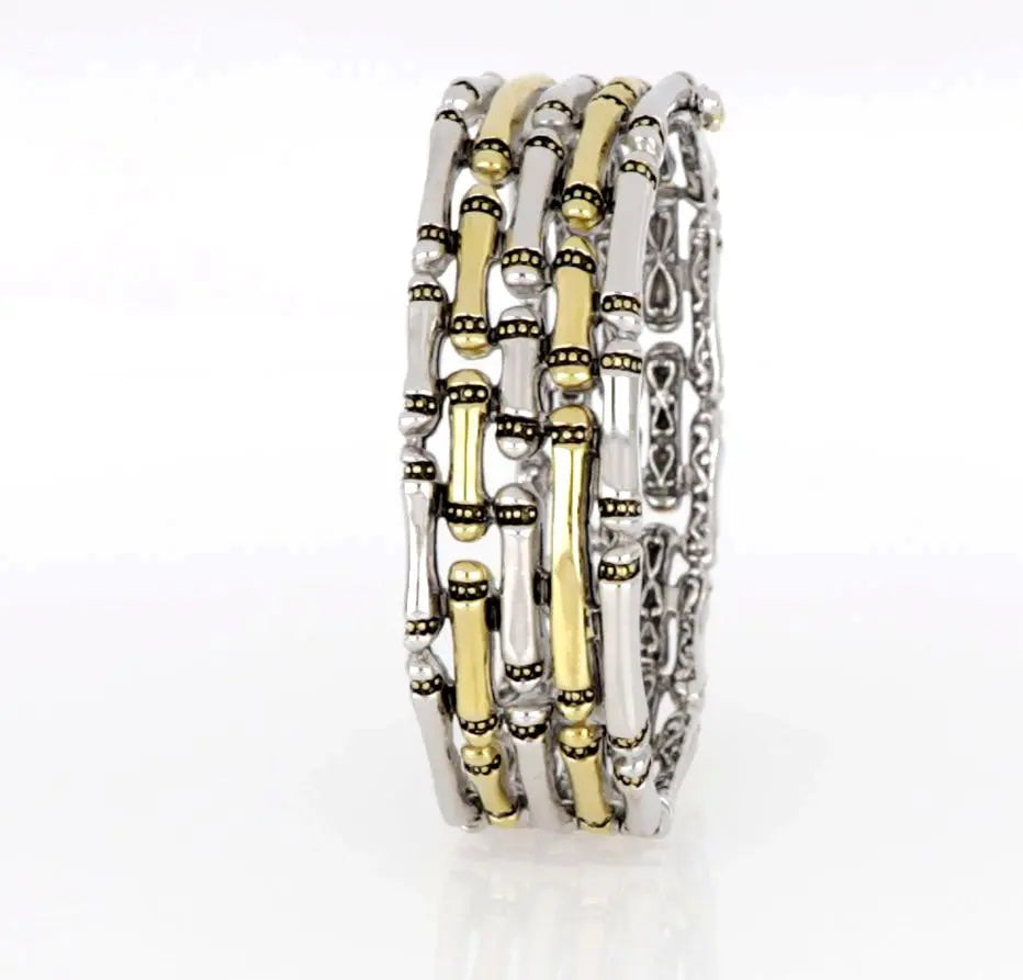 Canias Original Collection - Five-Row Hinged Bangle Bracelet John Medeiros Jewelry Collections