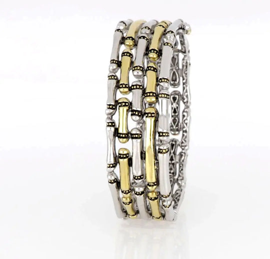 Canias Original Collection - Five-Row Hinged Bangle Bracelet John Medeiros Jewelry Collections