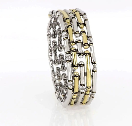 Canias Original Collection - Five-Row Hinged Bangle Bracelet John Medeiros Jewelry Collections