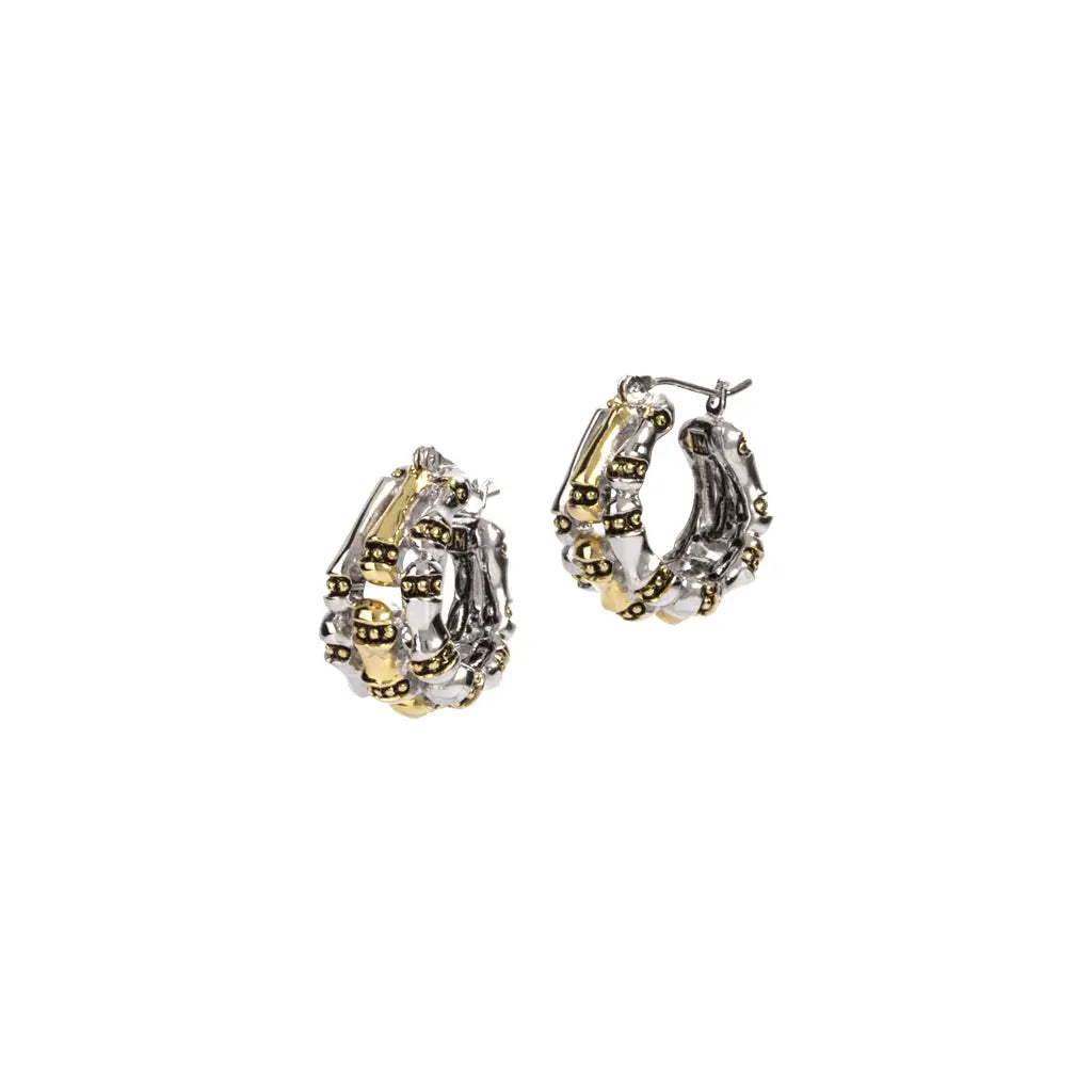 Canias Original Collection - Three-Row Hoop Earrings John Medeiros Jewelry Collections