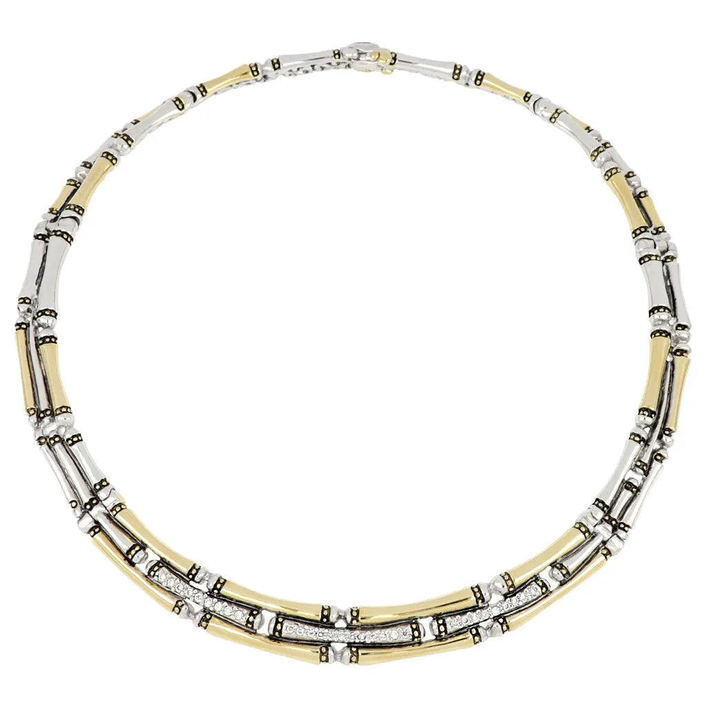 Canias Pavé - Three-Row Necklace John Medeiros Jewelry Collections