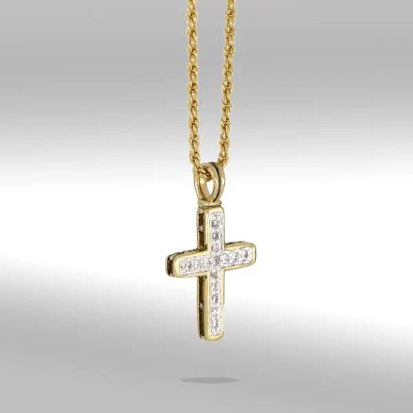 Celebration Collection - Pavé Gold Cross Necklace John Medeiros Jewelry Collections