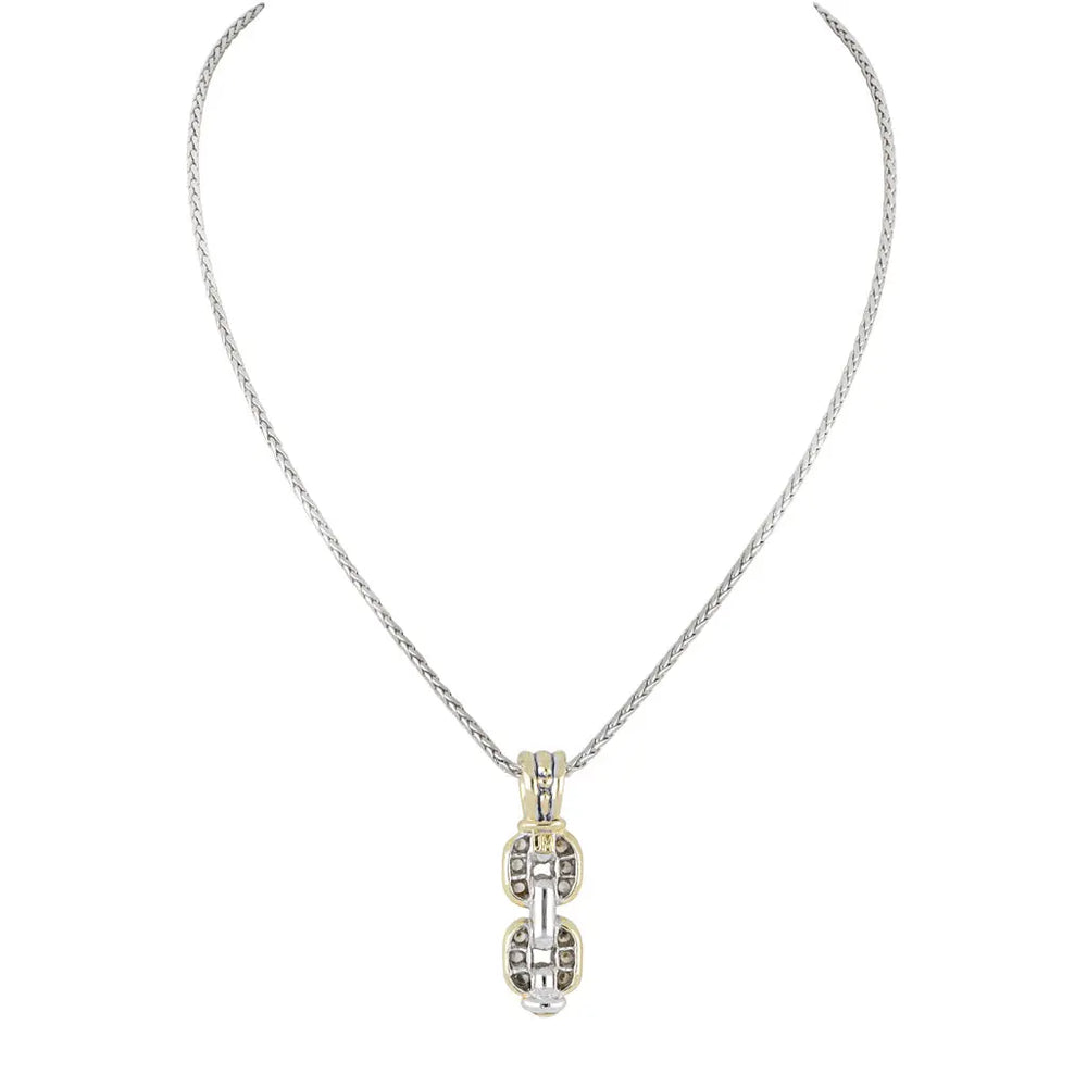 Celebration Petite Pavé - Double Link Pendant Necklace John Medeiros Jewelry Collections
