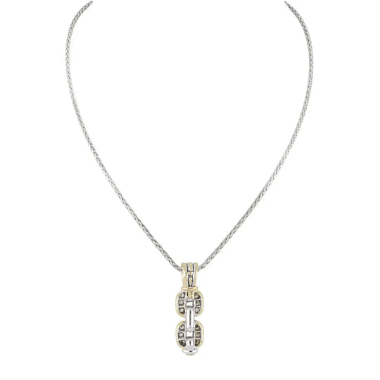 Celebration Petite Pavé - Double Link Pendant Necklace John Medeiros Jewelry Collections