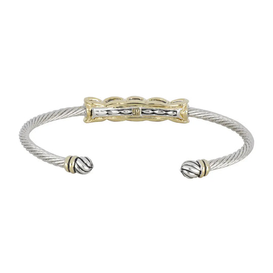 Celebration Petite Pavé - Hugs and Kisses Cuff Bracelet John Medeiros Jewelry Collections