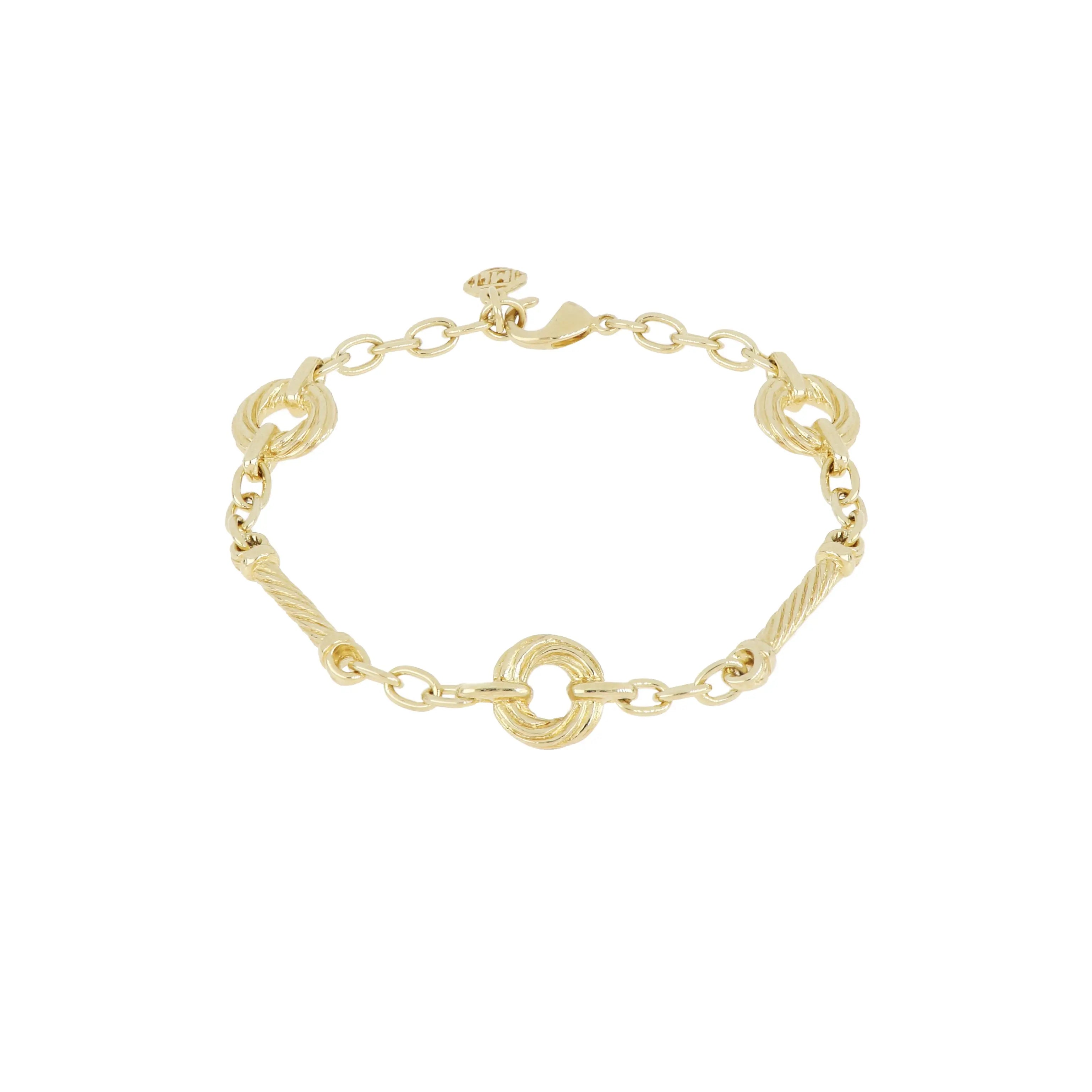 Cordão Collection - 3 Circle Link Bracelet by John Medeiros